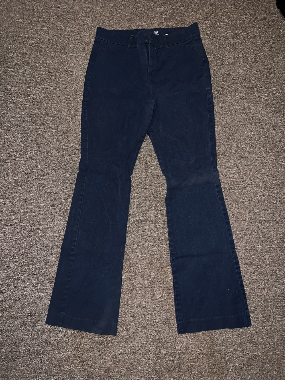 Women's Dark Navy Bootcut Dress Pants